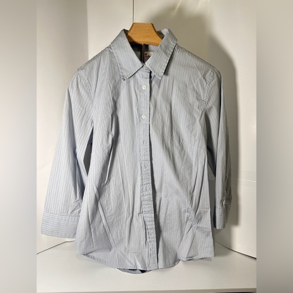 J. Crew Blue Casual Button Down Shirt- Haberdashery size Med - Picture 1 of 3